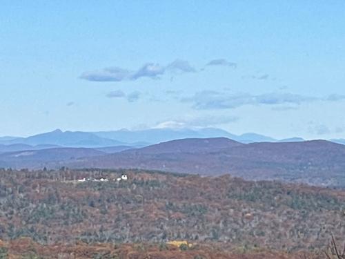 view in November from Little Blue Job in southern New Hampshire