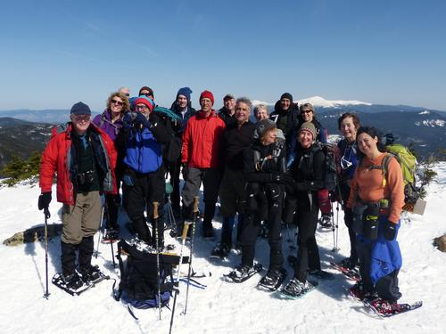 winter hikers on Mount Bond in New Hampshire