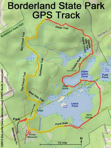 Borderland State Park gps track