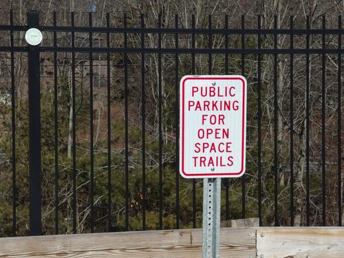 parking at Brightview for hiking Boston Hill at North Andover in northeastern Massachusetts)