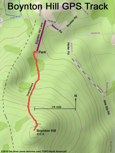 Boynton Hill gps track