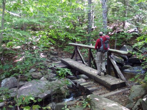 Dave heads up the Appalachian / Long Trail on the way to Bromley Mountain in southern Vermont