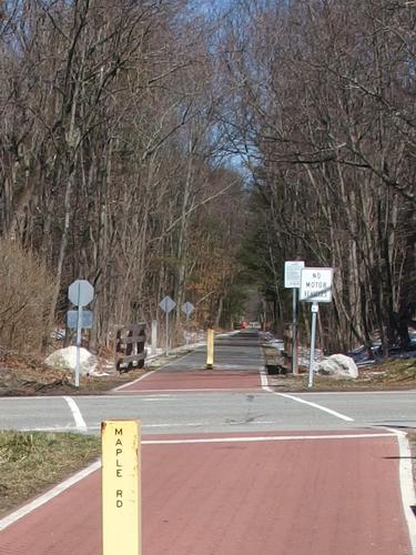 Bruce Freeman Rail Trail in northeastern Massachusetts