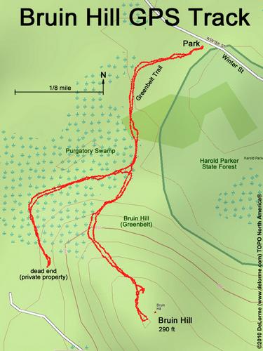 Bruin Hill gps track