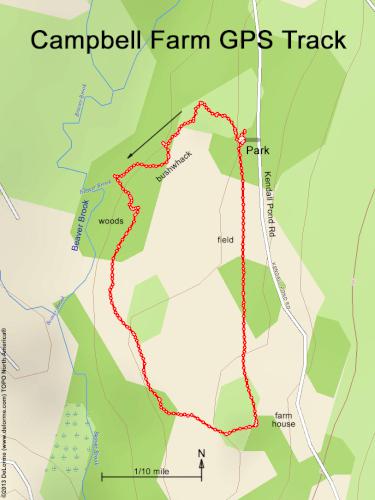 Campbell Farm gps track