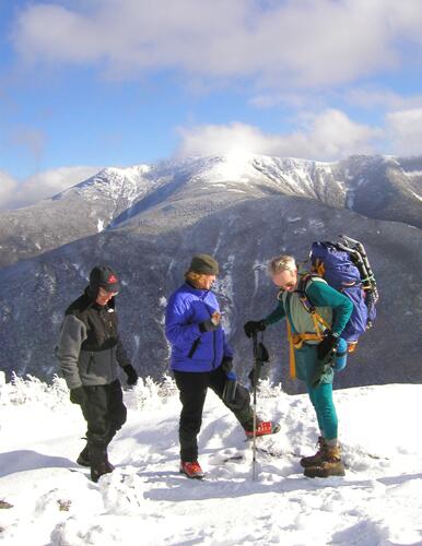 view of Mount Lafayette from Cannon Mountain in New Hampshire