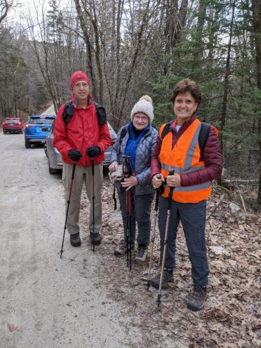 parking at Mount Cardigan in New Hampshire