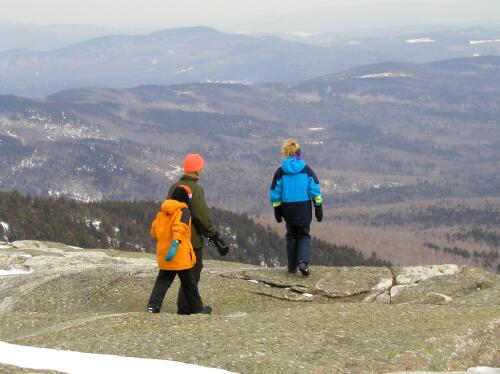 view from Cardigan Mountain in New Hampshire