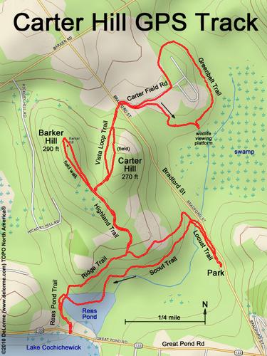 Carter Hill gps track