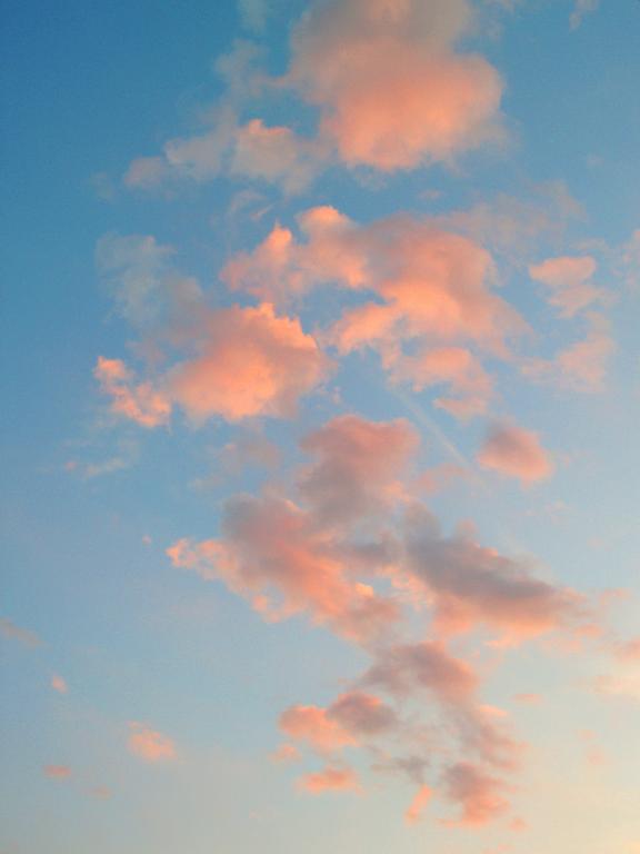 sunset cloud as seen from Stark in New Hampshire