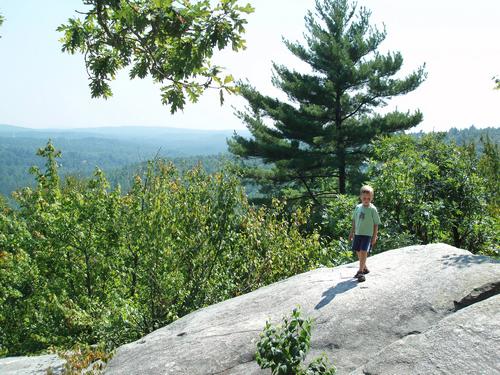 viewpoint on Catamount Hill in New Hampshire