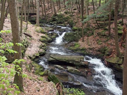 Wilde Brook at Chesterfield Gorge near Keene in southwestern New Hampshire