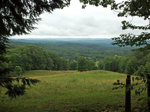 view from the summit of Cobb Hill in Vermont