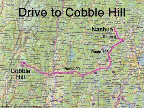 Cobble Hill drive route