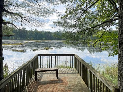 pond in September near Cogswell Mountain in New Hampshire