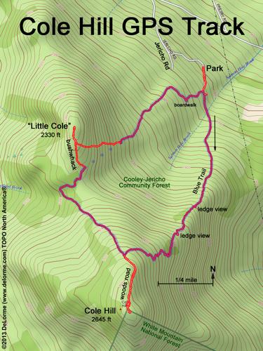 Cole Hill gps track