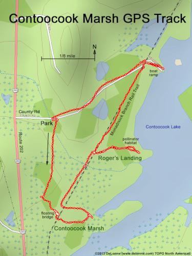 Contoocook Marsh gps track