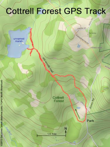 Cottrell Forest gps track