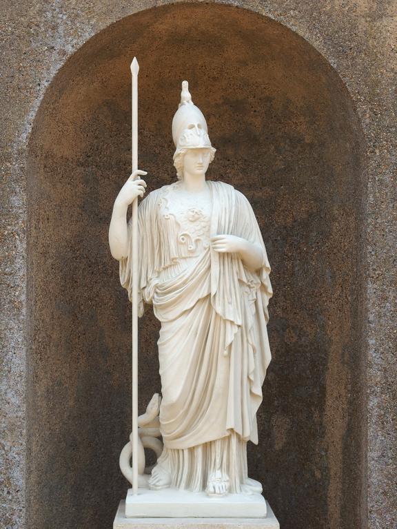 statue at Castle Hill on the Crane Estate in northeastern Massachusetts