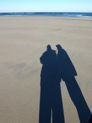 tidal flat at Crane Beach in Massachusetts