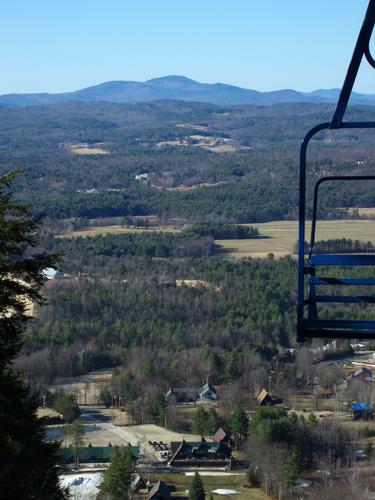 Pats Peak ski area on Craney Hill in New Hampshire