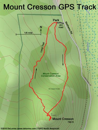 Mount Cresson gps track