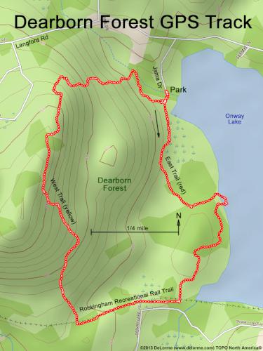 Dearborn Forest gps track