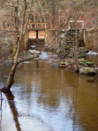 dam at Deer Leap Natural Area in New Hampshire