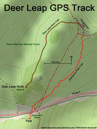 Deer Leap Rock gps track