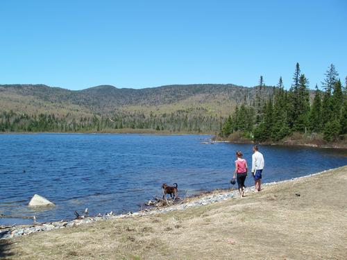 a beautiful lake in New Hampshire's Connecticut Lakes Region