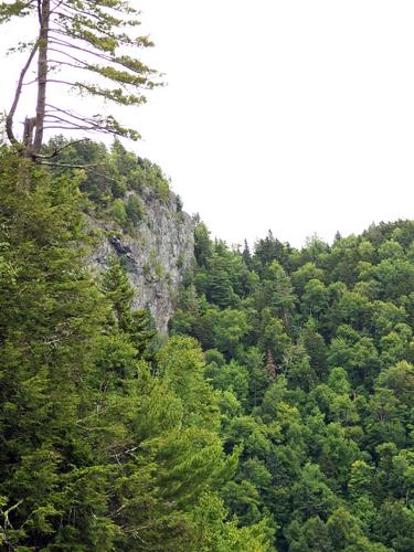 view from the trail of Diamond Peak in northern New Hampshire