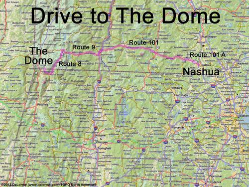 The Dome drive route