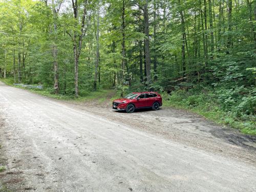 parking in August at The Dome in southwest VT