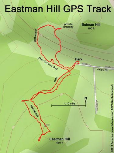 Eastman Hill gps track