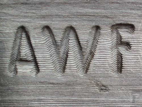 weathered trail sign on Mount Eisenhower in New Hampshire