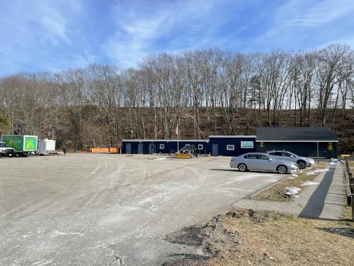 parking in January at Great Esker Park near Weymouth in eastern Massachusetts