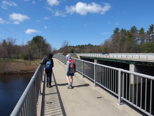 trail at West End Farm Trail in Concord, New Hampshire