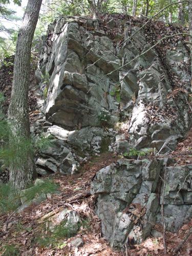 cliff in September at Fork Factory Brook in eastern Massachusetts