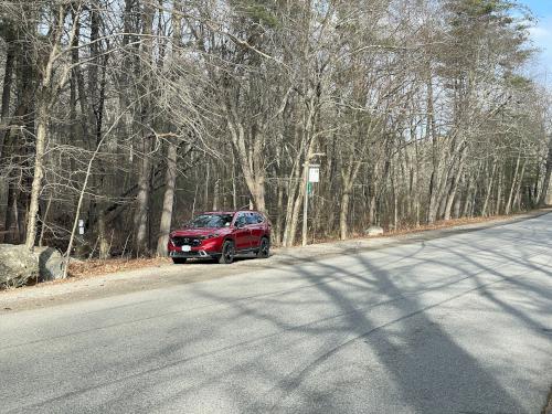 parking in November at Forty Caves in eastern Massachusetts