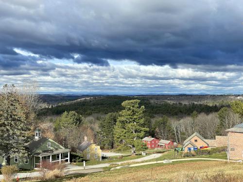 overview in November of the Fruitlands Museum in northeast Massachusetts