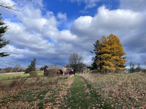 scene in November at Fruitlands Museum in northeast Massachusetts