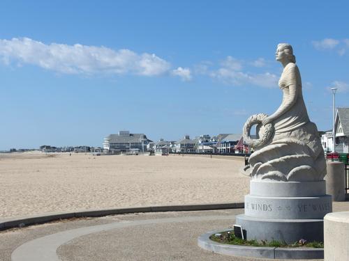 Marine Memorial at Hampton Beach State Park in coastal New Hampshire