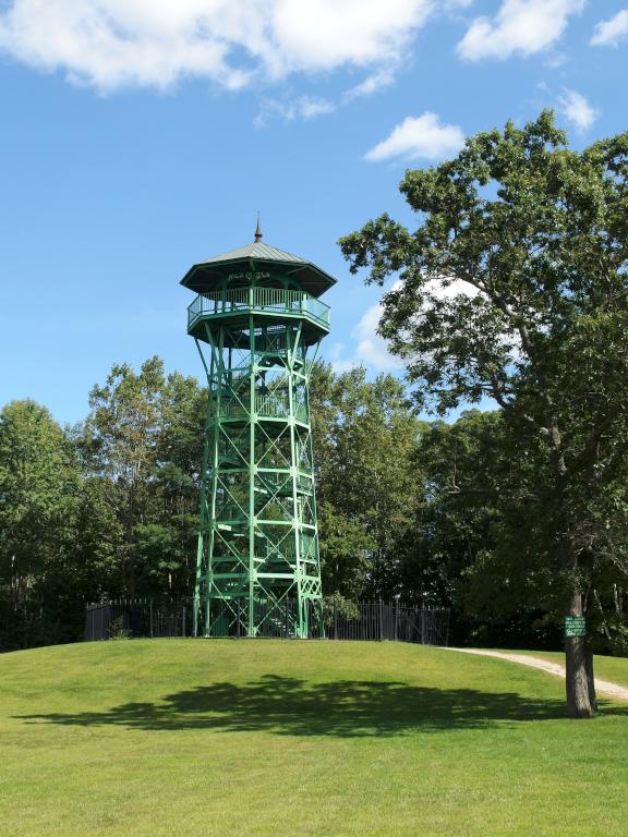 Garrison Tower at Garrison Hill near Dover in southeastern New Hampshire