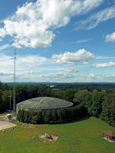 view west from Garrison Tower at Garrison Hill in southeastern New Hampshire