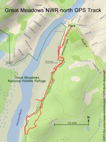 Great Meadows NWR gps track