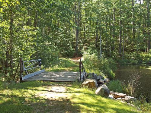 bridge at Goodwill Conservation Area in southeastern New Hampshire