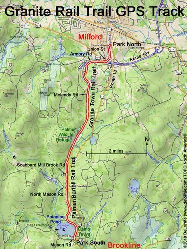 Granite Rail Trail gps track