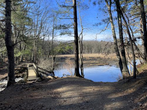 Hop Brook in December at Gray Reservation in eastern Massachusetts