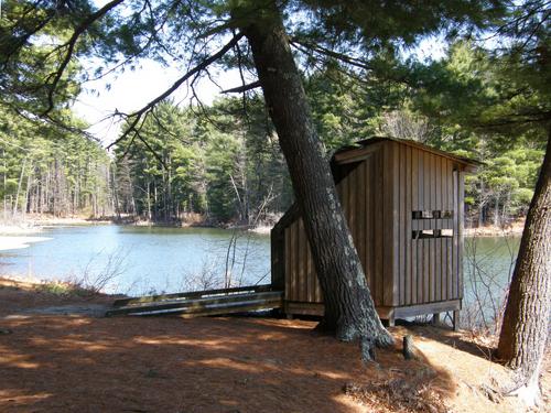 viewing blind at Great Bay NWR in New Hampshire