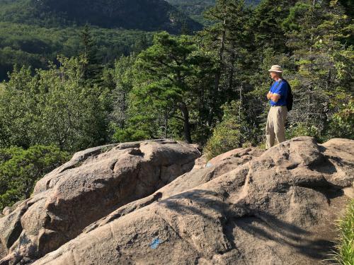 xxx in August on Great Head at Acadia National Park in Maine